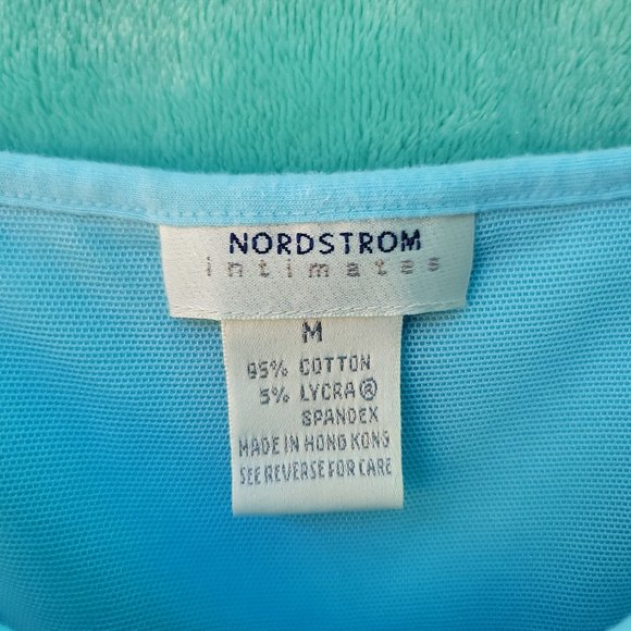 Vintage Nordstrom intimates baby blue tank with built-in bra Size M - Picture 3 of 5